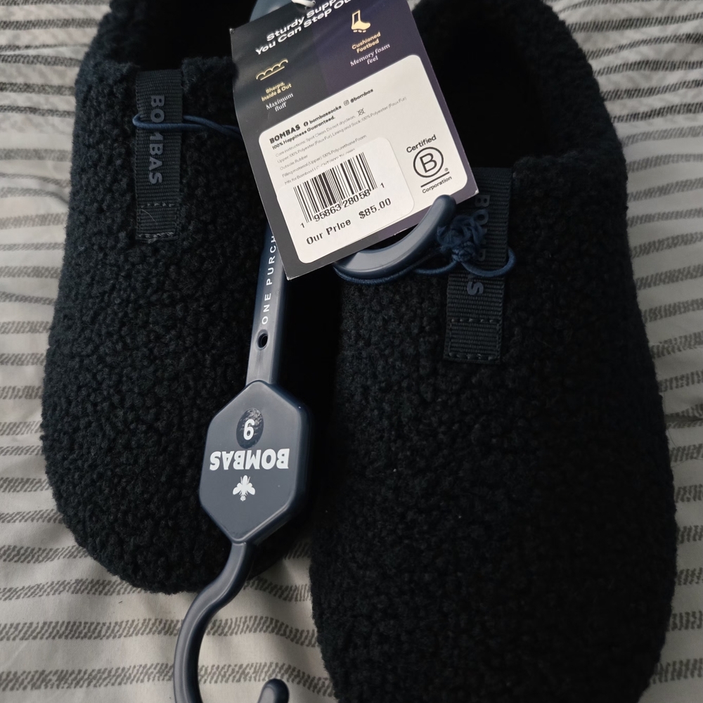 Bombas Navy Blue Sunday Slippers For Men Size 9 - Picture 2 of 4